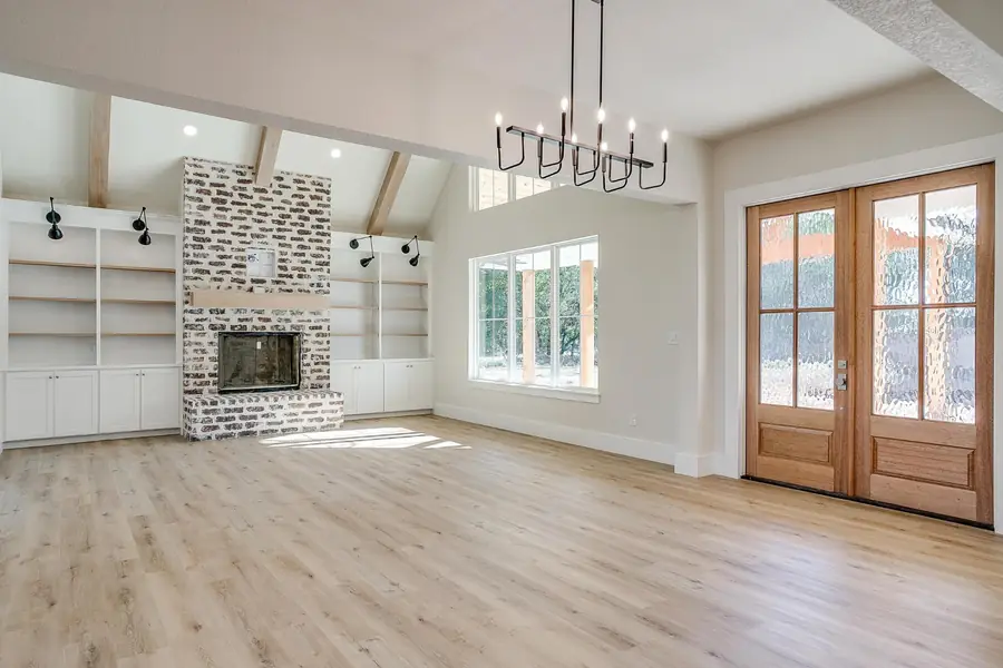 Open living and dining space filled with natural light