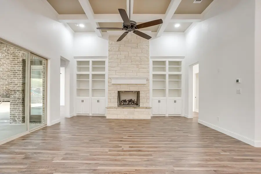 Open living area looking toward the kitchen